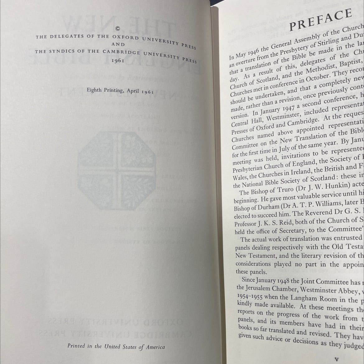 holy bible new testament book, by unknown, 1961 Hardcover image 3