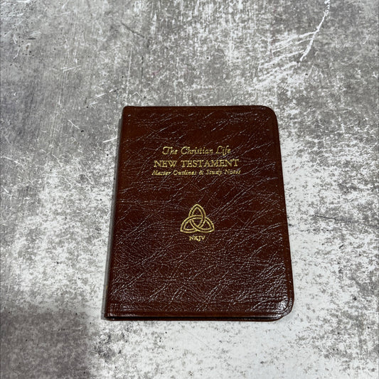 holy bible new testament book, by porter barrington, 1984 Leather image 1