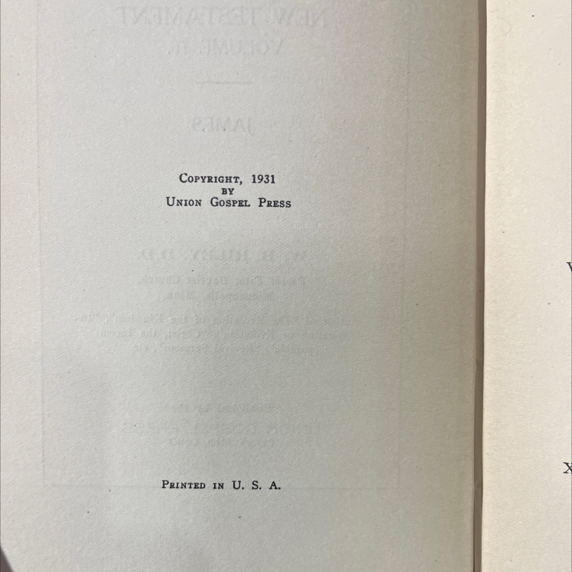 holy bible of the expositor and the evangelist new testament volume 16. james book, by w. b. riley, d.d., 1931 Hardcover image 3