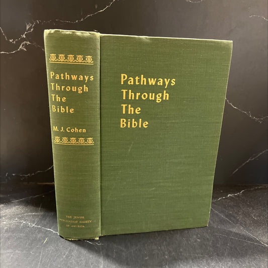 holy bible pathways through the bible book, by mortimer j. cohen, 1956 Hardcover image 1