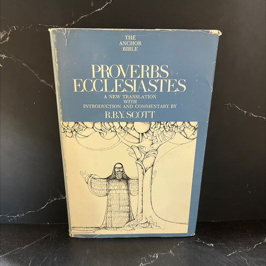 holy bible proverbs ecclesiastes book, by r. b. y. scott, 1979 Hardcover image 1