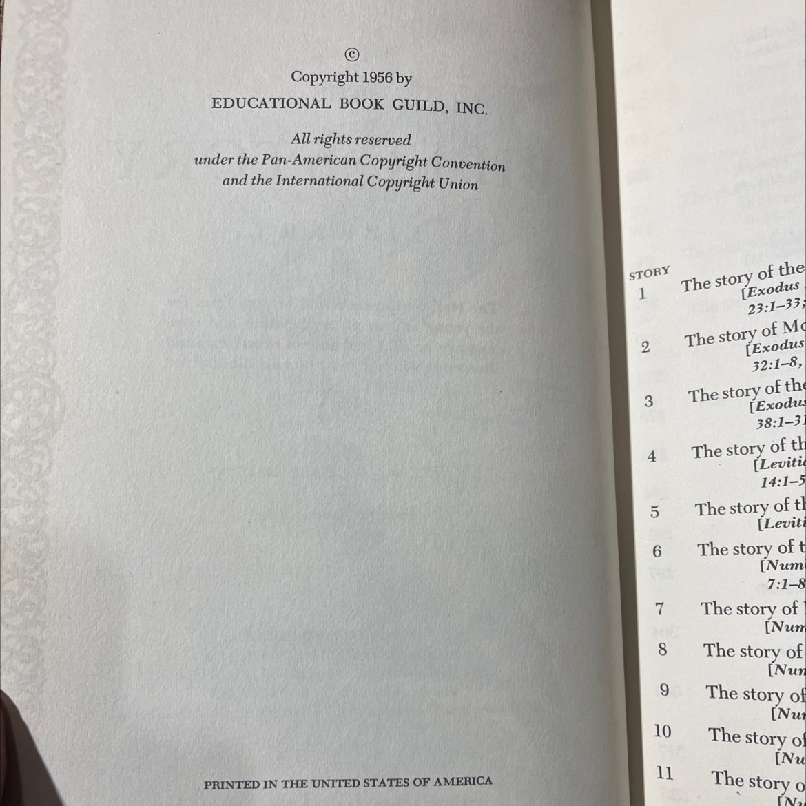 holy bible story library volume ii from the exodus to the reign of david book, by turner hodges, 1956 Hardcover image 3