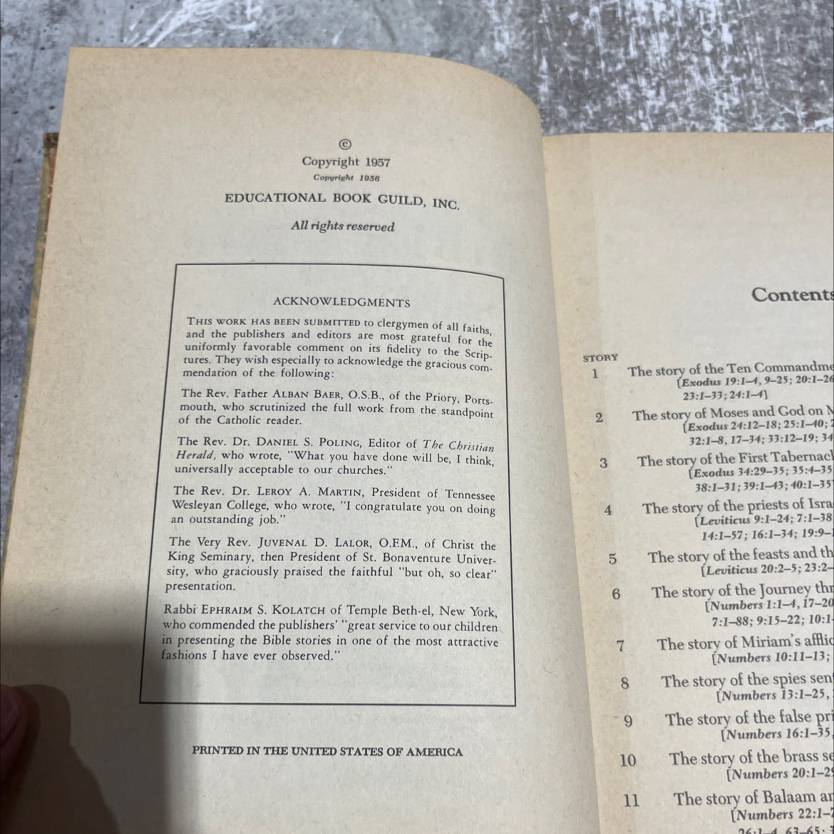 holy bible story library volume ii from the exodus to the reign of david book, by turner hodges, 1957 Hardcover image 3