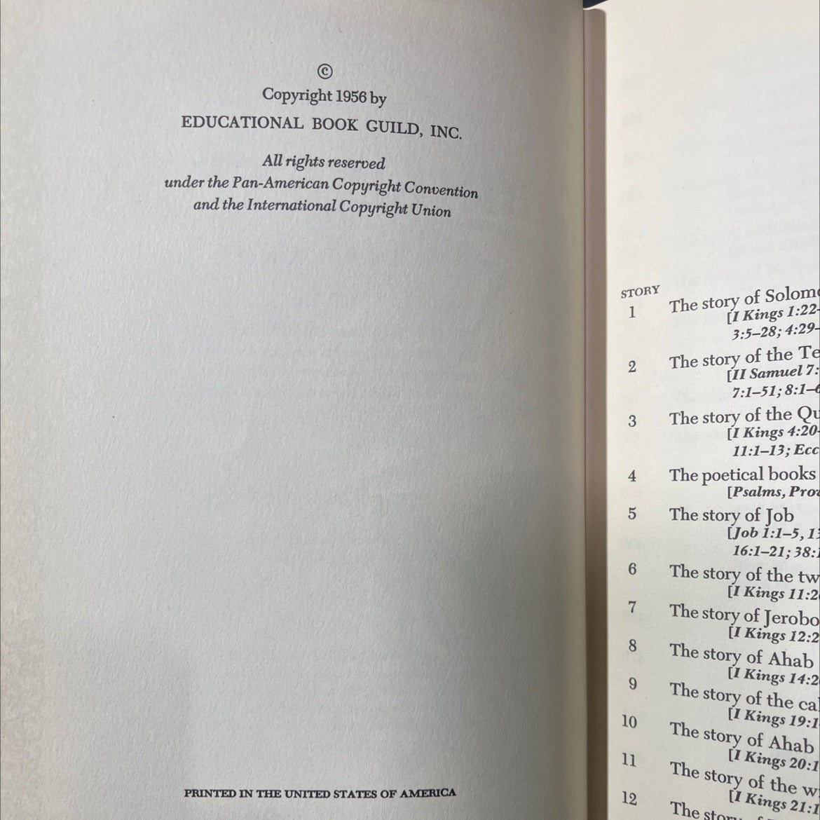 holy bible story library volume iii from solomon to the roman conquest book, by turner hodges, elizabeth maclean, 1956 image 3