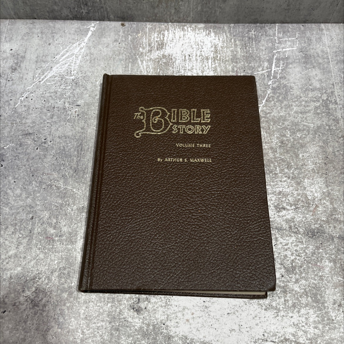 holy bible story volume three book, by arthur & maxwell, 1954 Hardcover image 1