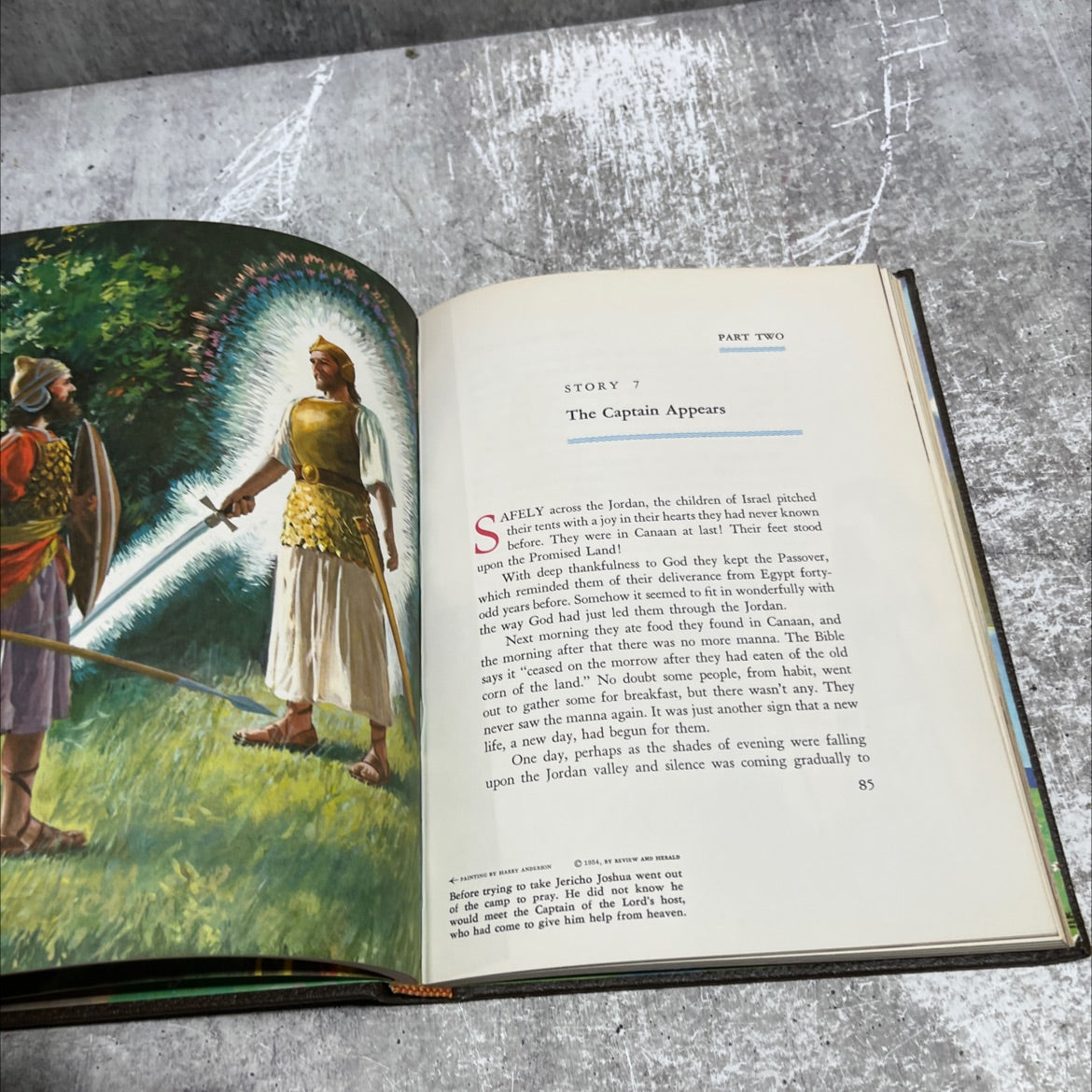 holy bible story volume three book, by arthur & maxwell, 1954 Hardcover image 4