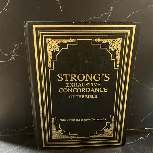 holy bible strong's exhaustive concordance book, by James Strong, 1970 Leather image 1