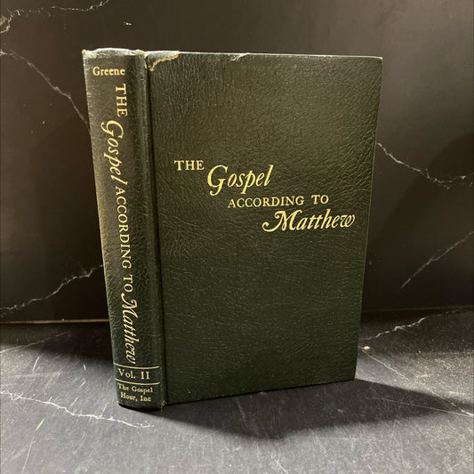 holy bible the gospel according to matthew volume ii (chapters 6-10) book, by oliver b. greene, 1973 Hardcover image 1