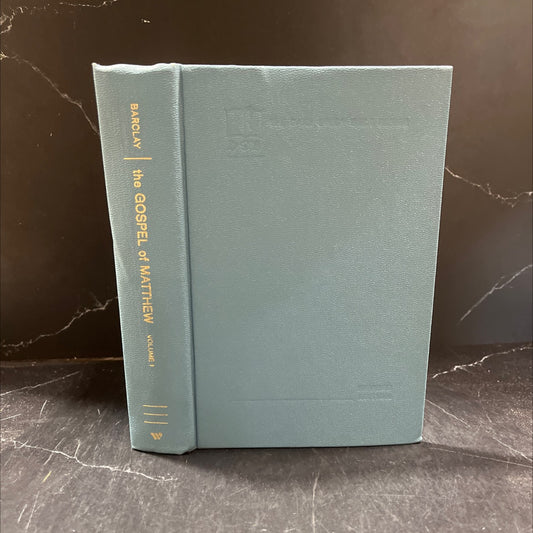 holy bible the gospel of matthew volume 1 (chapters 1 to 10) revised edition book, by william barclay, 1975 Hardcover image 1