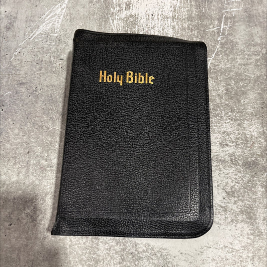 holy bible the inspirational bible (de luxe edition) authorized king james version book, by unknown, 1947 Leather image 1