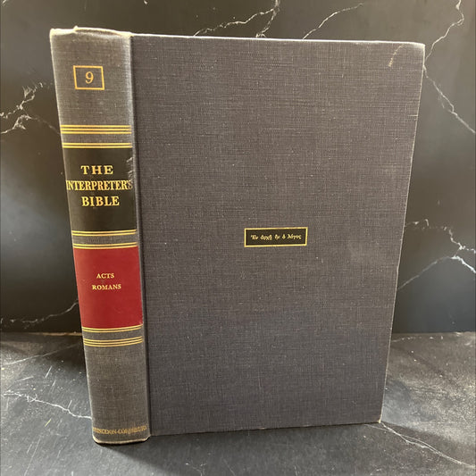 holy bible the interpreter's bible volume ix book, by unknown, 1954 Hardcover image 1