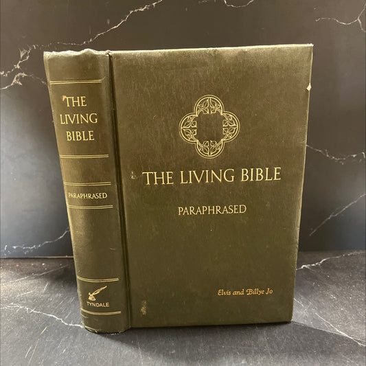 holy bible the living bible paraphrased book, by unknown, 1971 Hardcover image 1