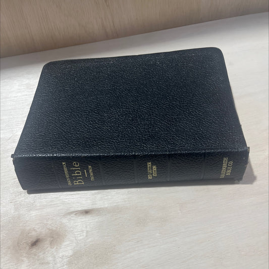 holy bible the new chain reference bible book, by frank charles thompson, d.d., ph.d., 1964 Leather, Vintage, Red image 1