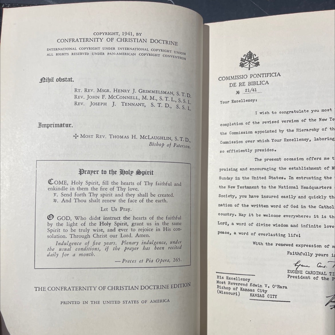 holy bible the new testament of our lord and savior jesus christ translated from the latin vulgate book, by unknown, image 3