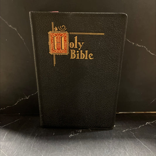 holy bible the old testament confraternity douay version and the new testament confraternity edition book, by unknown, image 1
