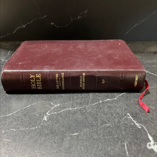 holy bible the scofield study bible book, by rev. c. i. scofield, d. d., 1945 Leather image 1