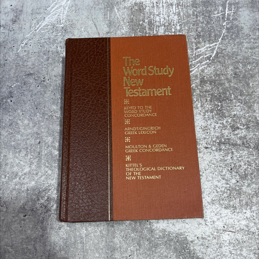 holy bible the word study new testament book, by ralph d. winter, roberta h. winter, 1978 Hardcover image 1