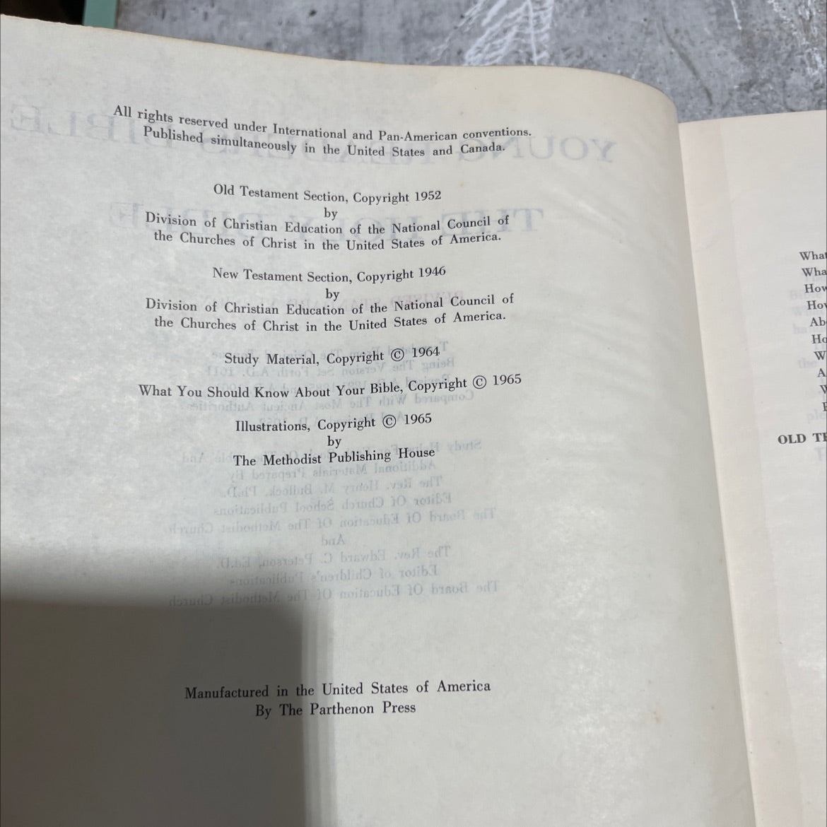 holy bible the young readers bible revised standard version book, by Rev. Henry M. Bullock, Ph.D., Rev. Edward C. image 3