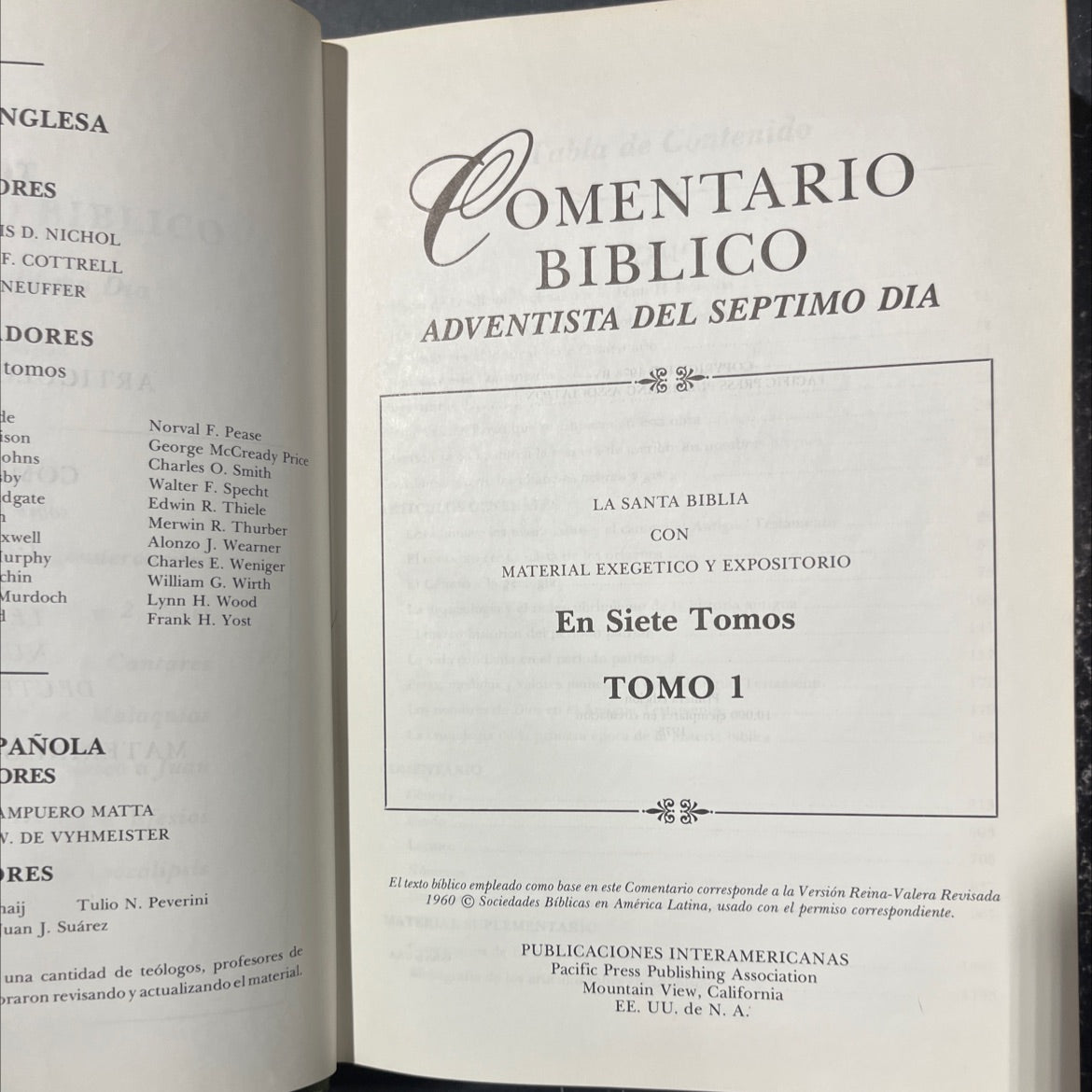 holy bible with exegetical and expositional material in seven volumes volume 1 book, by Norval F. Pease, George image 2
