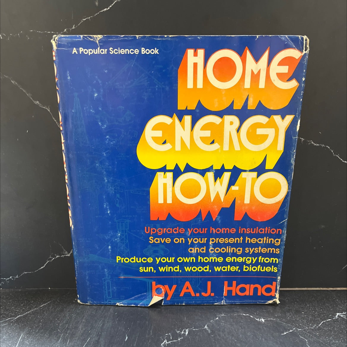 home energy how-to book, by A.J. Hand, 1978 Hardcover image 1