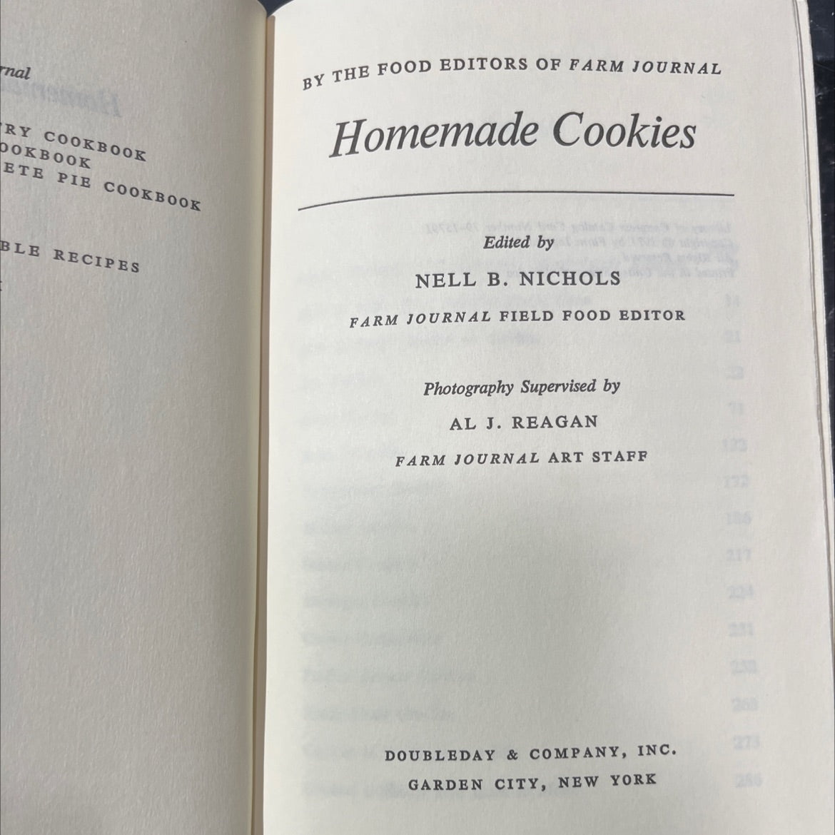 homemade cookies book, by nell b. nichols, 1971 Hardcover image 2