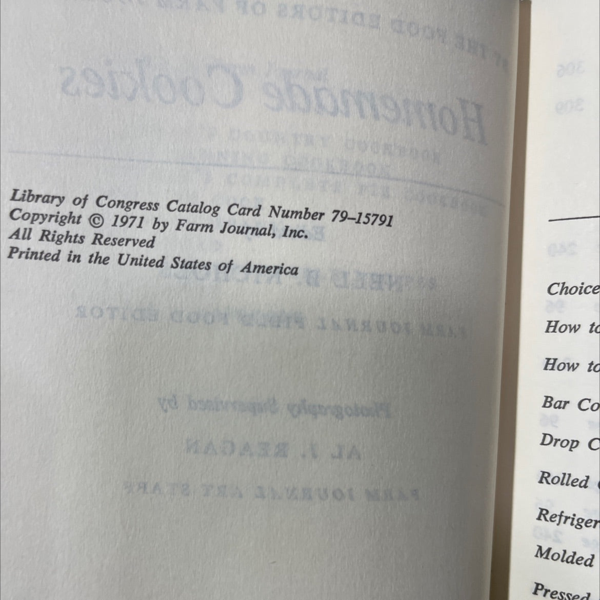 homemade cookies book, by nell b. nichols, 1971 Hardcover image 3