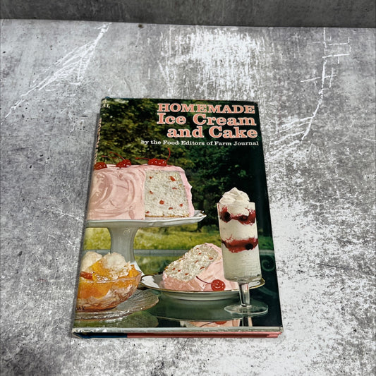 homemade ice cream and cake book, by elise w. manning, 1972 Hardcover image 1
