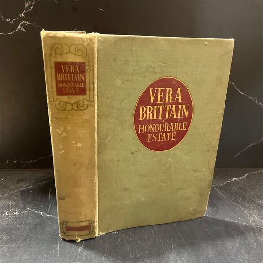 honourable estate book, by vera brittain, 1936 Hardcover image 1