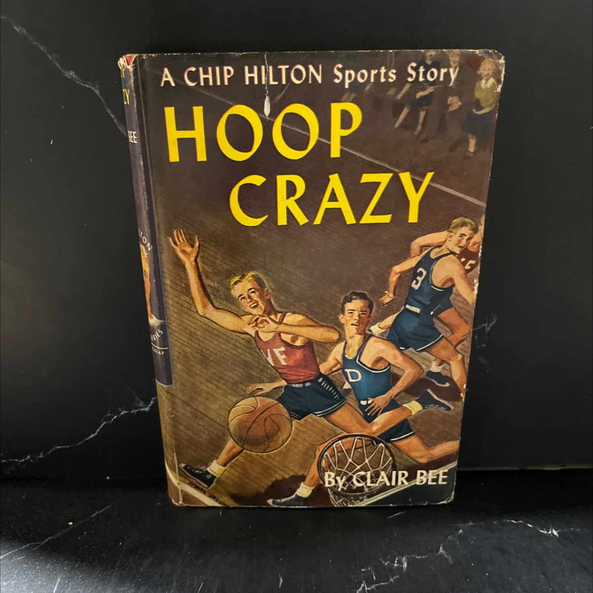 hoop crazy book, by clair bee, 1950 Hardcover image 1