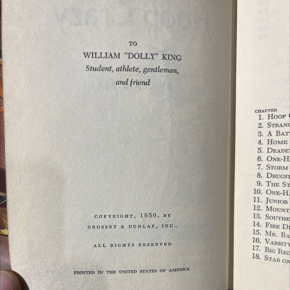 hoop crazy book, by clair bee, 1950 Hardcover image 3