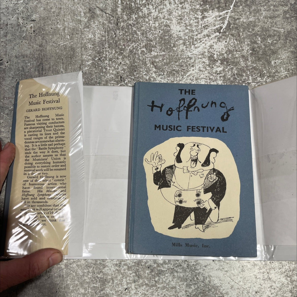 hope and orchestra the hope and music festival tuba cad ad astra book, by gerard Hoffnung, 1958 Hardcover image 4