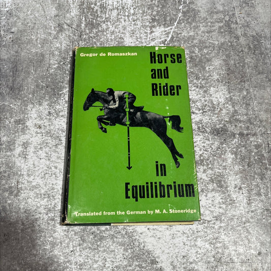 horse and rider in equilibrium book, by Gregor de Romaszkan, 1967 Hardcover image 1
