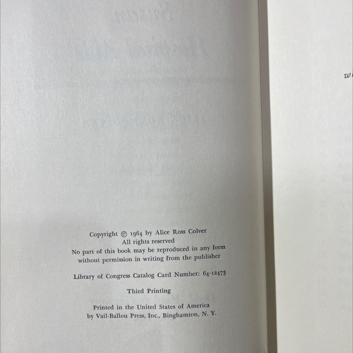 hospital aide book, by alice ross colver, 1964 Hardcover image 3
