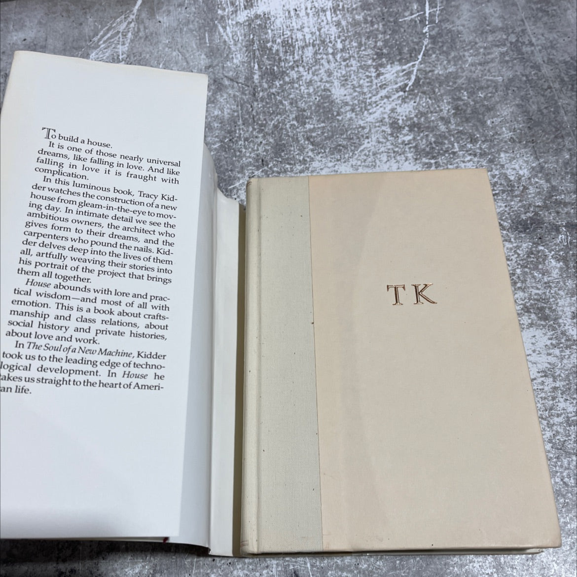 house book, by tracy kidder, 1985 Hardcover image 4