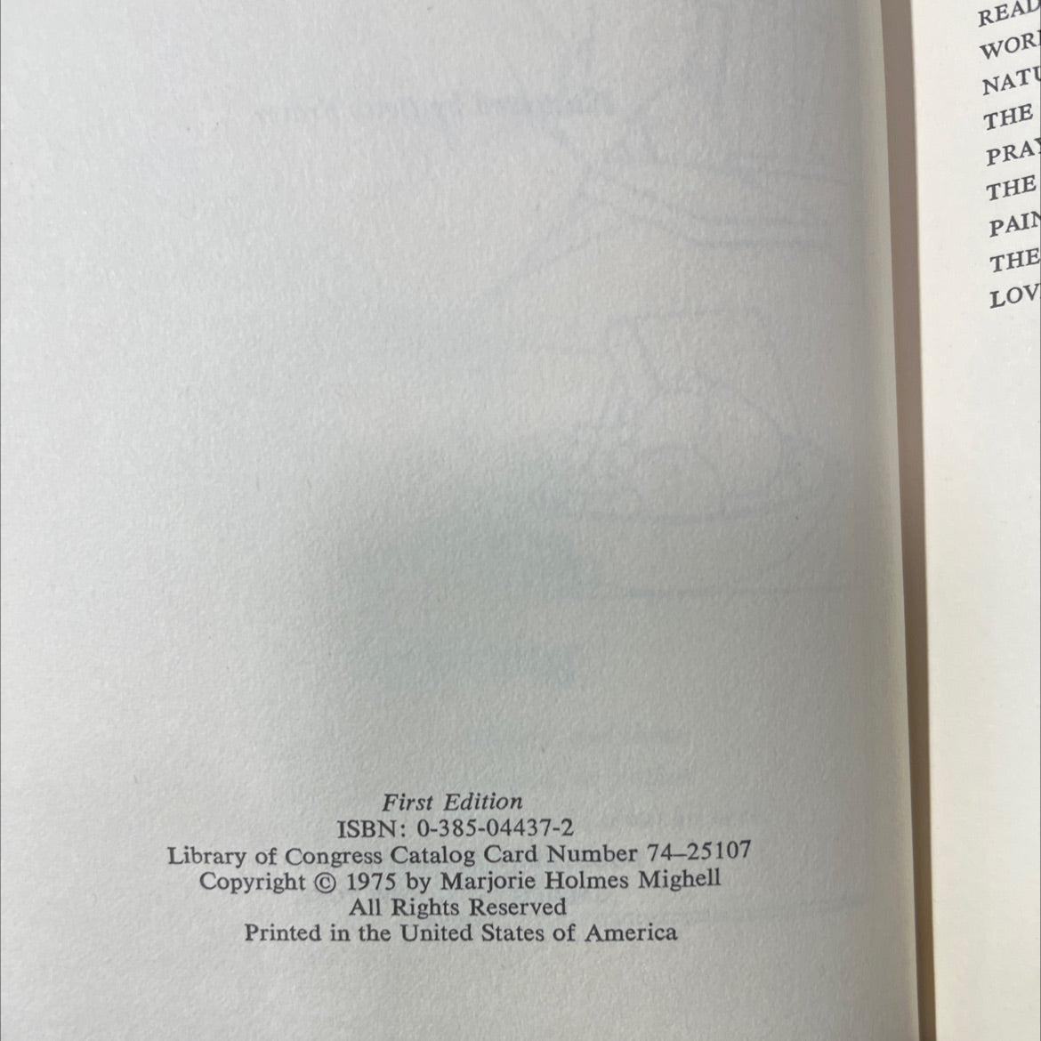 how can i find you, god? book, by marjorie holmes, 1975 Hardcover image 3