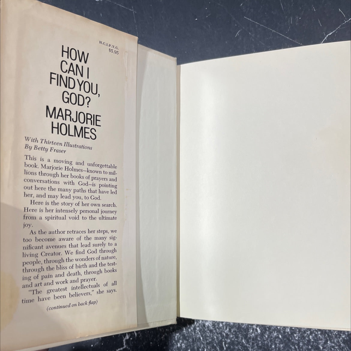 how can i find you, god? book, by marjorie holmes, 1975 Hardcover image 4