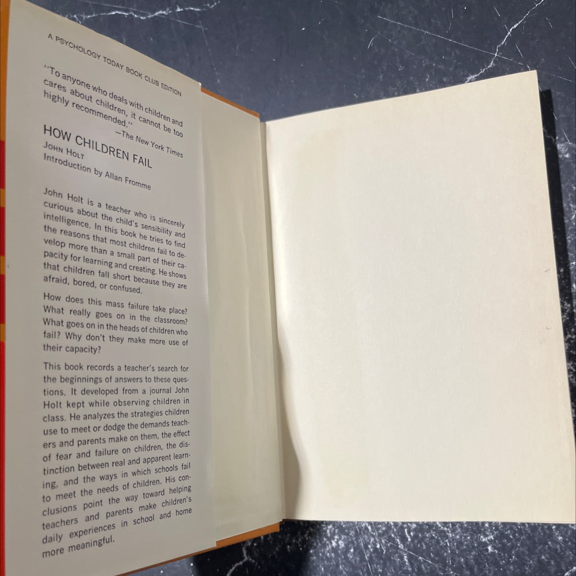 how children fail book, by John Holt, 1964 Hardcover image 4