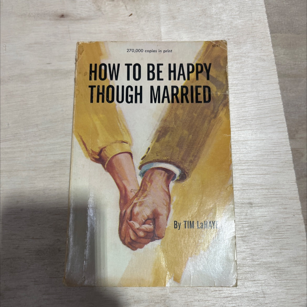 how to be happy though married book, by Tim LaHaye, 1973 Paperback image 1