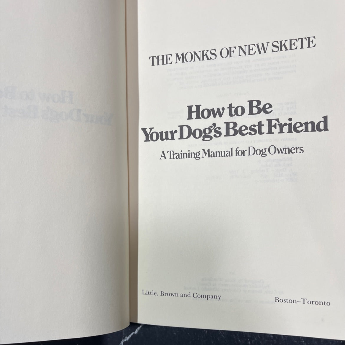 how to be your dog's best friend book, by monks of new skete, 1978 Hardcover image 2