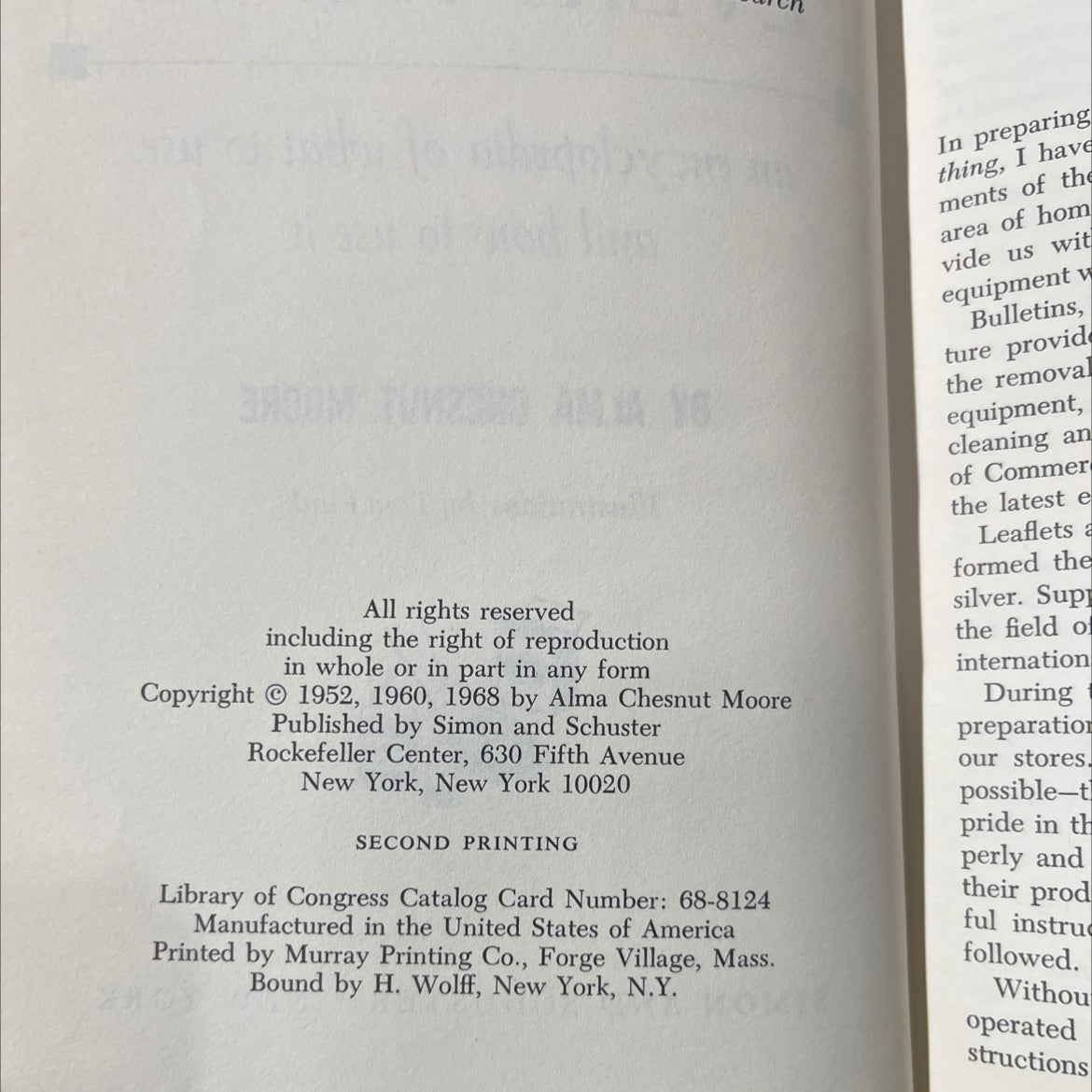 how to clean everything an encyclopedia of what to use and how to use it book, by alma chesnut moore, 1968 Hardcover image 3