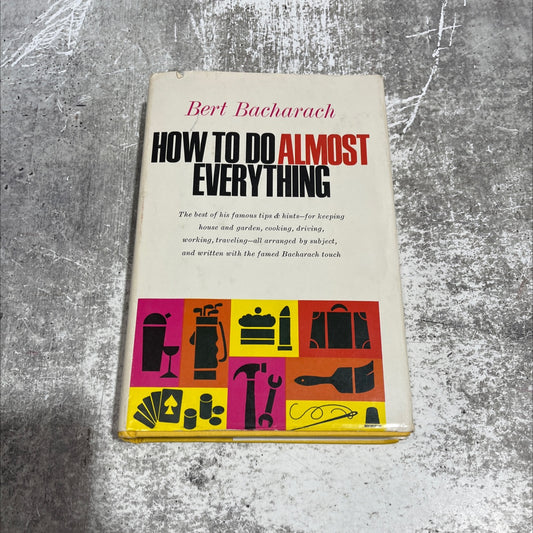 how to do almost everything book, by bert bacharach, 1970 Hardcover image 1
