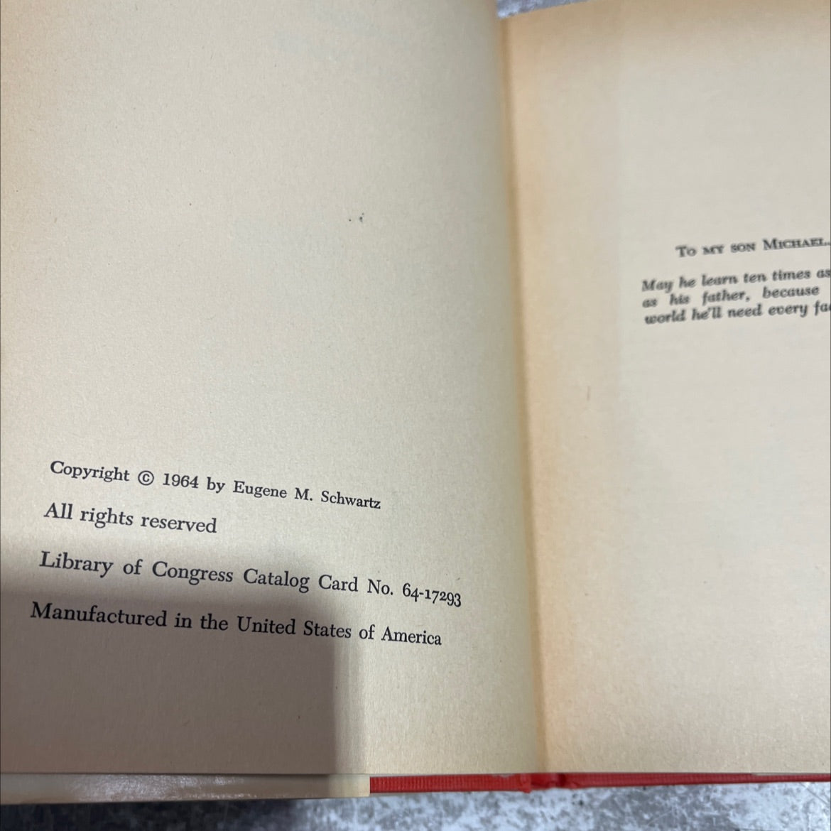 how to double your child's grades in school book, by eugene m. schwartz, 1964 Hardcover image 3