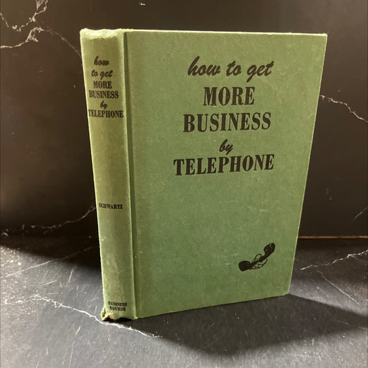 how to get more business by telephone book, by jack schwartz, 1965 Hardcover image 1
