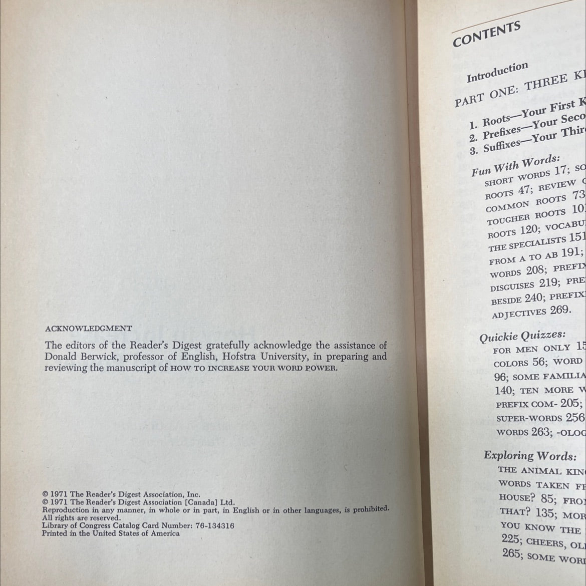 how to increase your word power book, by stuart b. flexner, 1971 Hardcover image 3