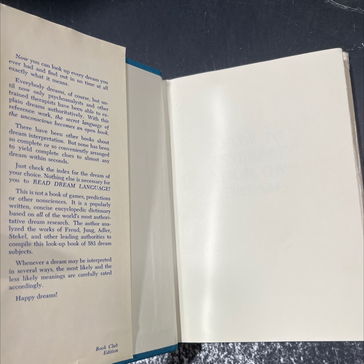 how to interpret your own dreams book, by tom chetwynd, 1972 Hardcover image 4