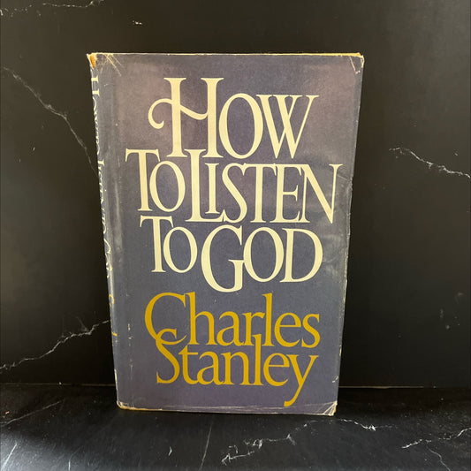 how to listen to god book, by charles stanley, 1985 Hardcover image 1