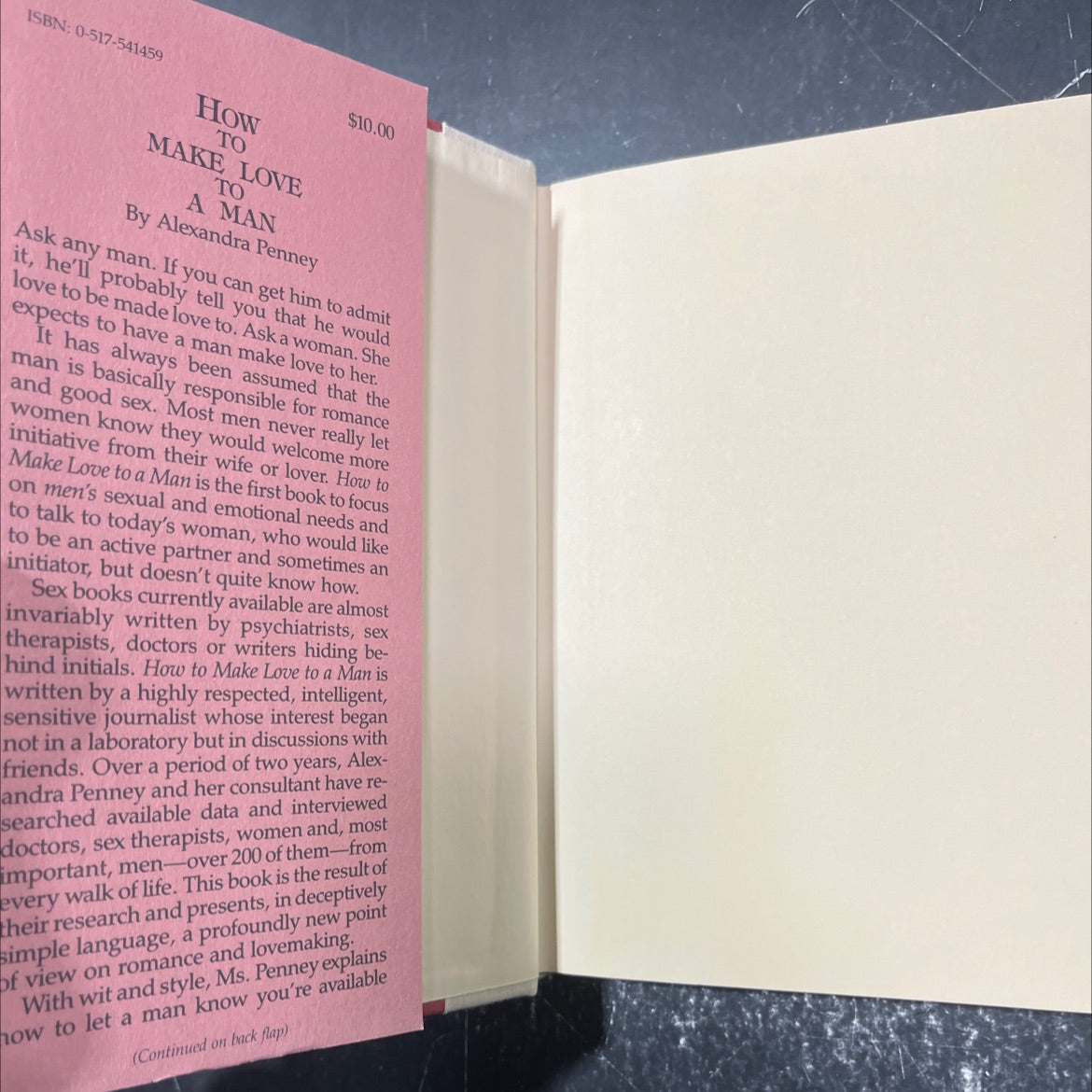 how to make love to a man book, by alexandra penney, 1981 Hardcover image 4