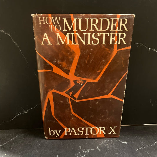 SIGNED how to murder a minister book, by pastor x, 1970 Hardcover, Vintage image 1