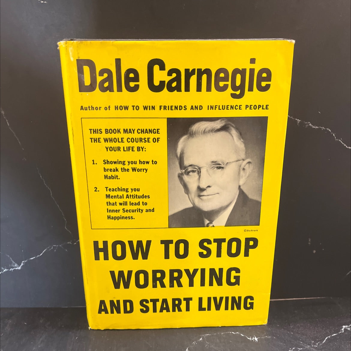 how to stop worrying and start living book, by dale carnegie, 1948 Hardcover image 1