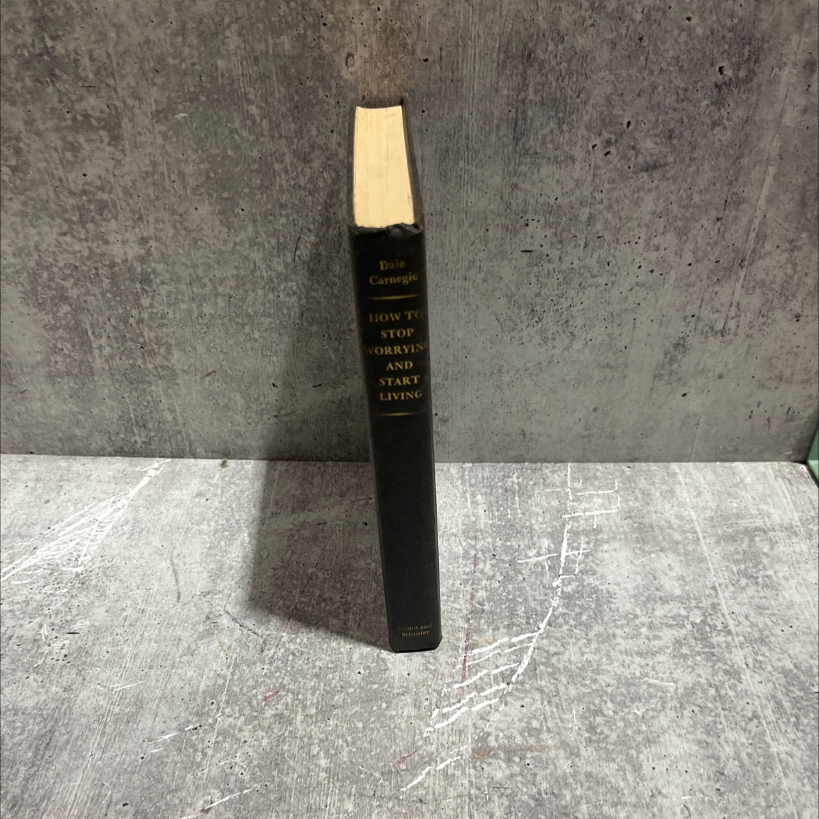 how to stop worrying and start living book, by dale carnegie, 1975 Hardcover image 4